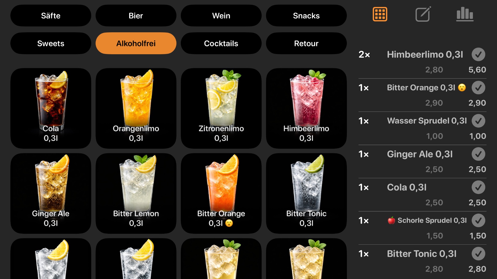 Projektbild Kassen-App